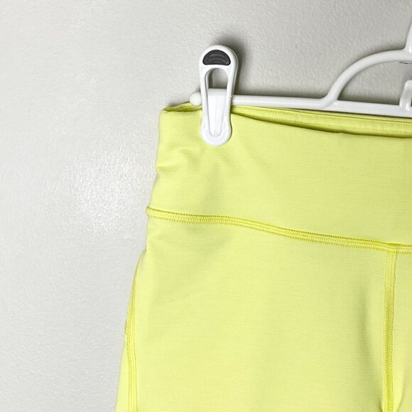 Outdoor Voices TechSweat 6" Bike Shorts Fluorescent Yellow - Picture 4 of 10
